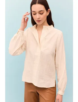 Blusa de mujer de corte clásico y recta - Bimani - FashionsVida