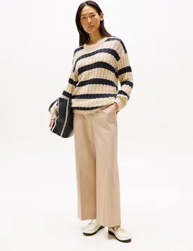 Pantalón de mujer chino Slim Straight - Tommy Hilfiger - FashionsVida