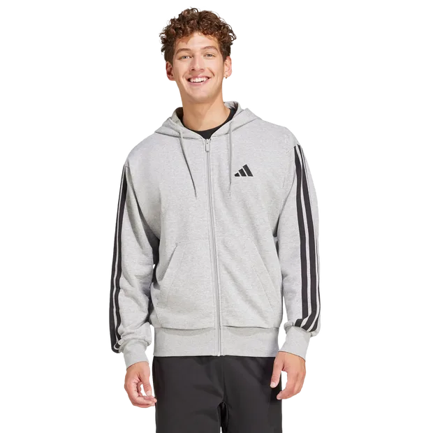 Terry Herren Kapuzenpullover - Grau - Größe XS - Baumwoll-Jersey Grey XS - Adidas - FashionsVida