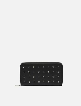 Maco large purse with metallic details