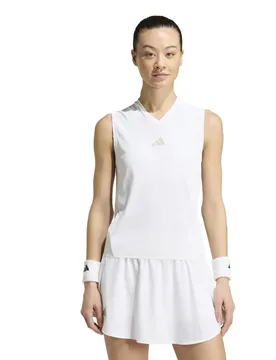Tennis Climacool Match Pro Sleeveless T-shirt White L - Adidas - FashionsVida