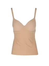 Top - Reggiseno top push-up ZERO FEEL nostalgic brown marrone chiaro M