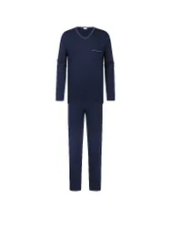 Pyjama yacht blue blau XL herren