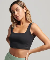 Superdry Women's Tech Bustiertop Schwarz - Größe: 38