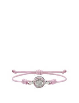 Bracciale in pelle rosa Medusa 95