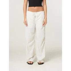Womens Bright White Diamante Ayla Parachute Pant - Female - White - XX-SMALL