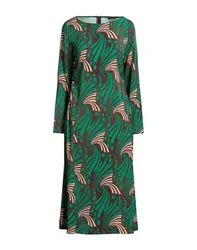 MALÌPARMI Midi-Kleid Damen Grün 34,38,40 Damen
