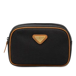 Coated Canvas Pouch