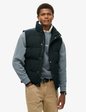 Padded Gilet Navy male - Superdry & Co - FashionsVida
