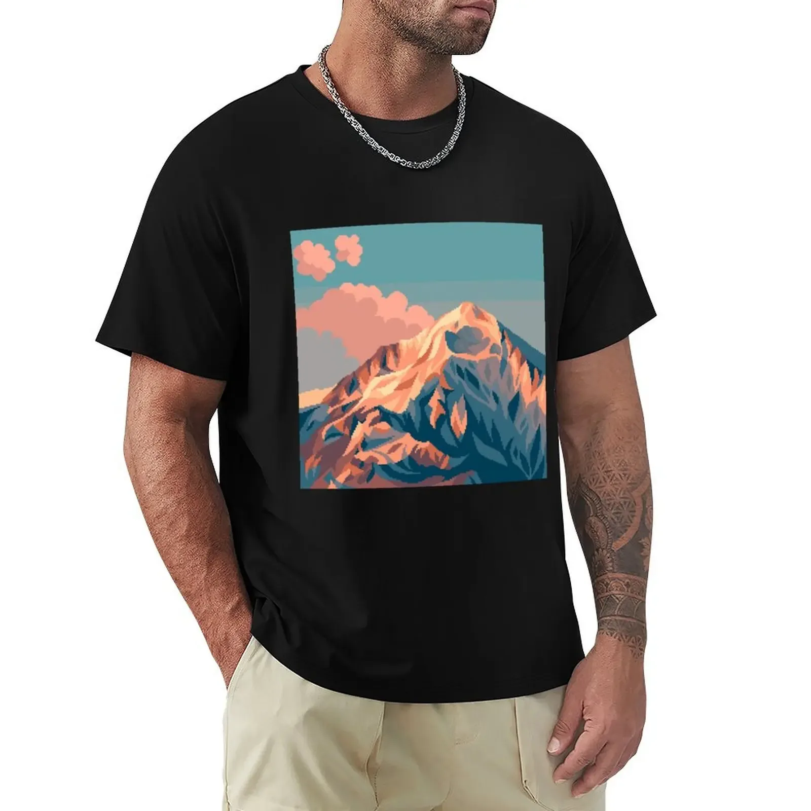 Mount Sunshine T-Shirt Basic Breathable Solid Color T-Shirt - Aliexpress - FashionsVida