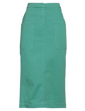 Falda vaquera Mujer Verde 42 Mujer