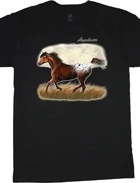 Cool Appaloosa Horse T-Shirt Appaloosa Horse Breed Tee Men's 100% Cotton Casual T-shirts Loose Top Size S-3XL - Aliexpress - FashionsVida