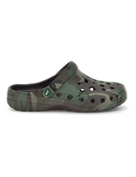 Ciabatte clog verdi camouflage 1 46