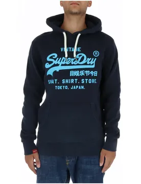 Superdry Herren Fleece Blau 456450