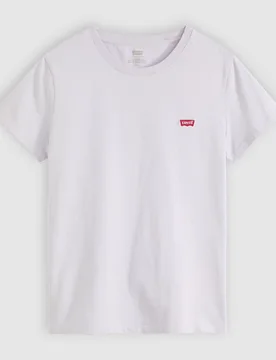 Levi'S Womens Perfect T-Shirt In White Cotton - Size 14 Uk - Levis - FashionsVida