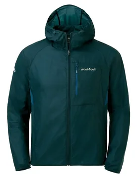 Ultra Light Shell Hooded Jacket XL Dark Mallard - Montbell - FashionsVida