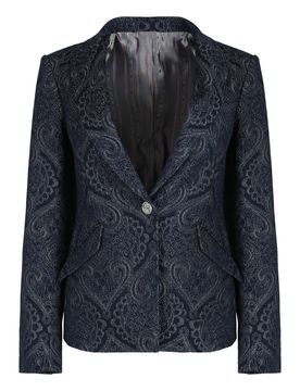 Etro Denim Jacquard Jacket