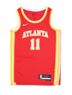 Canotta Basket Uomo Nba Icon 22 Dri-fit Swingman Jersey No 11 Trae Young Atlhaw University Red