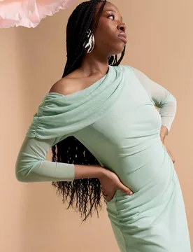 Women's GWD Vanessa Mint Maxi Dress in Green Size: 8 - Green - Size: 8 - GWD by GEORGE W. DAVIES - FashionsVida