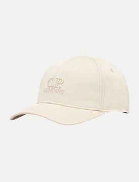 Kappe mit gesticktem Logo Beige