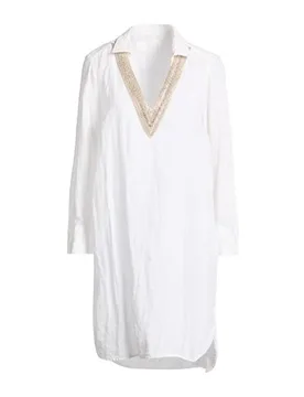 Minivestido Mujer Blanco S Mujer - 120% Lino - FashionsVida
