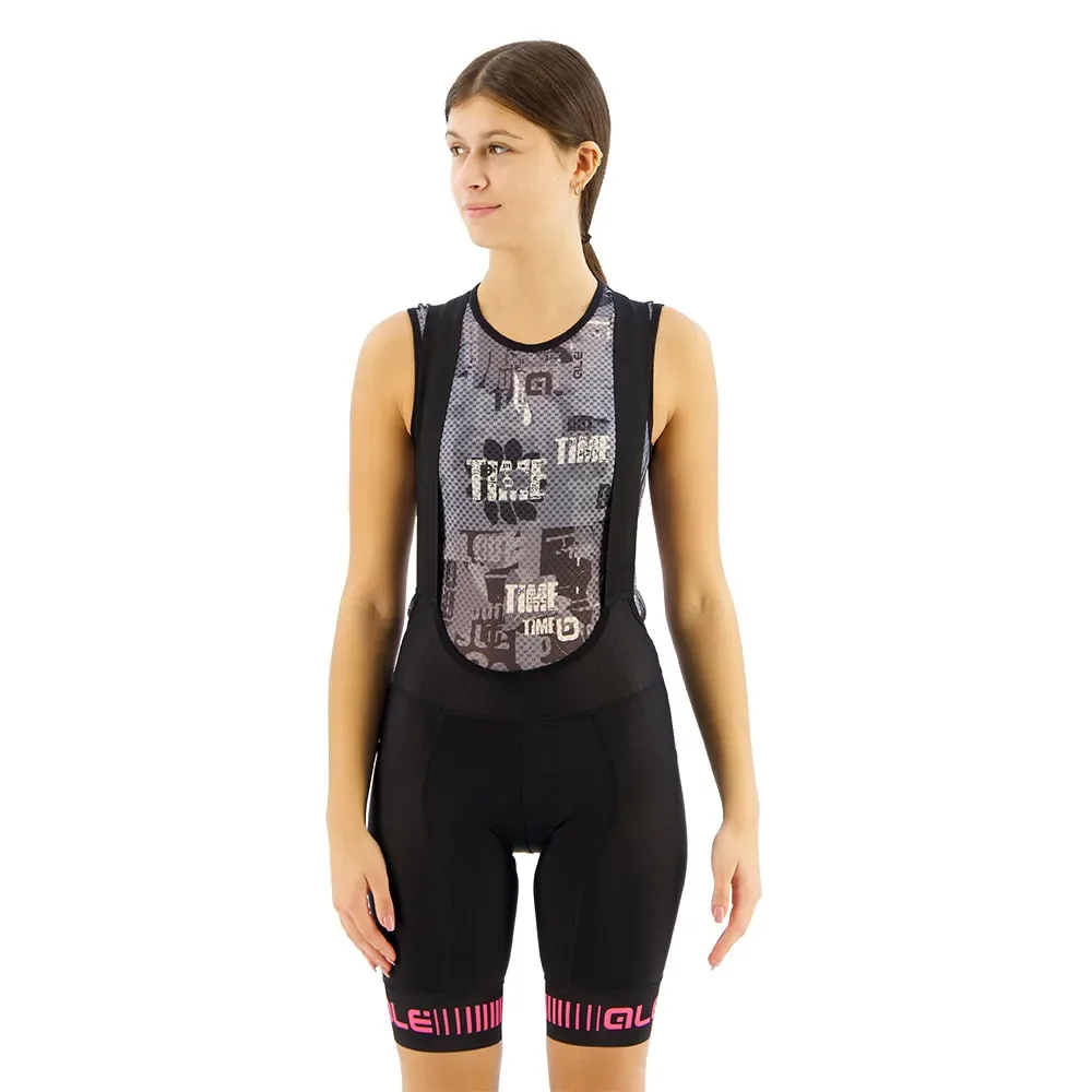 Salopette Strada Black / Fluor Pink - Ale - FashionsVida