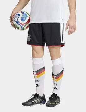Mens Short Home Authentic Germania 26 - Nero, nero nero Uomo taglia M - Adidas - FashionsVida