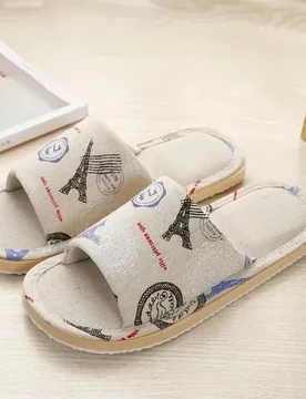 Home Linen Slippers mens Floral Autumn Cute Indoor Funny Sandals Cartoon Kawaii Cat House Shoes Women Flat Flax Flip Flops - Aliexpress - FashionsVida