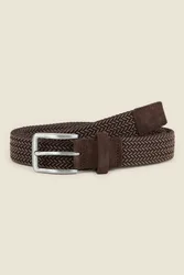 Mens Woven Casual Stretch Belt - - Size: S