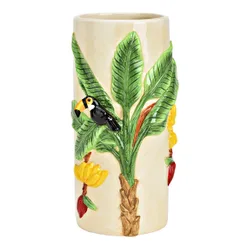 Wurm Vase "Baum mit Papagei"