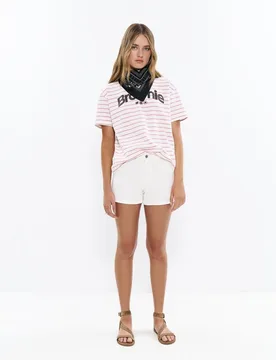 Short básico de mujer con bajo vuelto - Brownie - FashionsVida