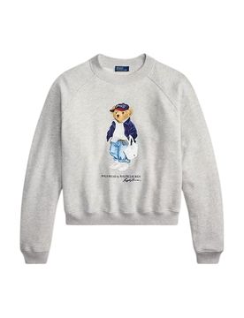 Felpe senza cappuccio donna - knit pullover sweatshirt - grigio