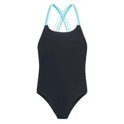 Harma Junior Swimsuit Black / Blue Radiance 164 cm Girls