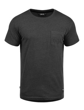 Solid Camiseta 'Bob' gris oscuro
