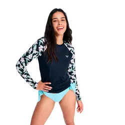 Rash Guard Manches Longues Erjwr03897 Anthracite Spring Charming Sma S