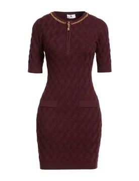 Minivestido Mujer Burdeos 36,38,40,44 Mujer - Elisabetta Franchi - FashionsVida