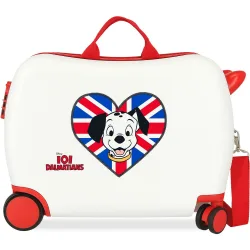 Maleta de cabina infantil Dalmatians Lucky rígida con capacidad de 34L