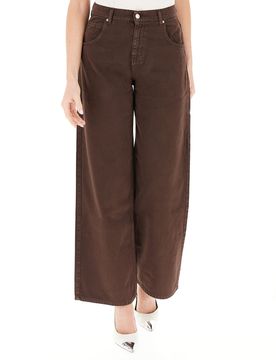 VICOLO Jeans baggy MARRONE S