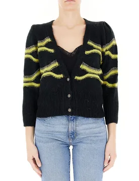 Cardigan misto alpaca LIU JEANS NERO XS - Liu jo - FashionsVida
