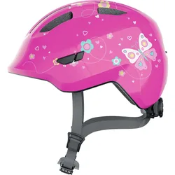 Casco Bici da Bambino SMILE 3.0 Farfalle Rosa taglia S