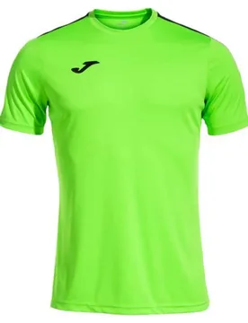 T-shirt à Manches Courtes Eco Essential Fluor Green / Black L - Joma - FashionsVida