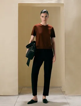 Pantalón semipitillo de mujer de vestir - Woman El Corte Inglés - FashionsVida