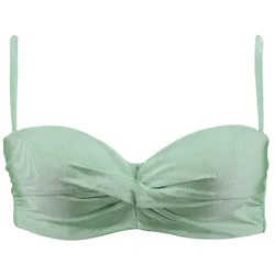 Isla Bandeau Bikini Top Mint XL Women