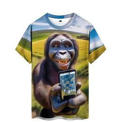 Fashion Art Men's 3D Printed Short-Sleeve T-Shirt - Silky Basic Top