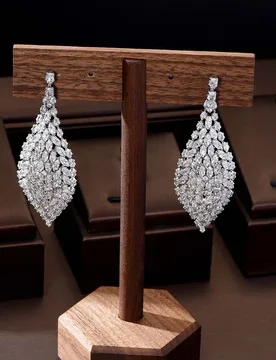 HIBRIDE Long Elegant Delicate Earrings Drop Earrings Jewellery Women's Dress Accessories Party Bridesmaid Engagement Dinner E67 - Aliexpress - FashionsVida