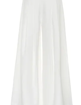 Ecru Le Pantalon Arcello Wide Leg Trousers - Jacquemus - FashionsVida