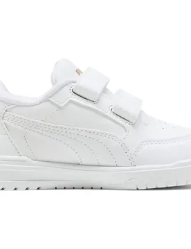 Sneaker Shuffle Downtown Lo V White / White / Gold EU 27