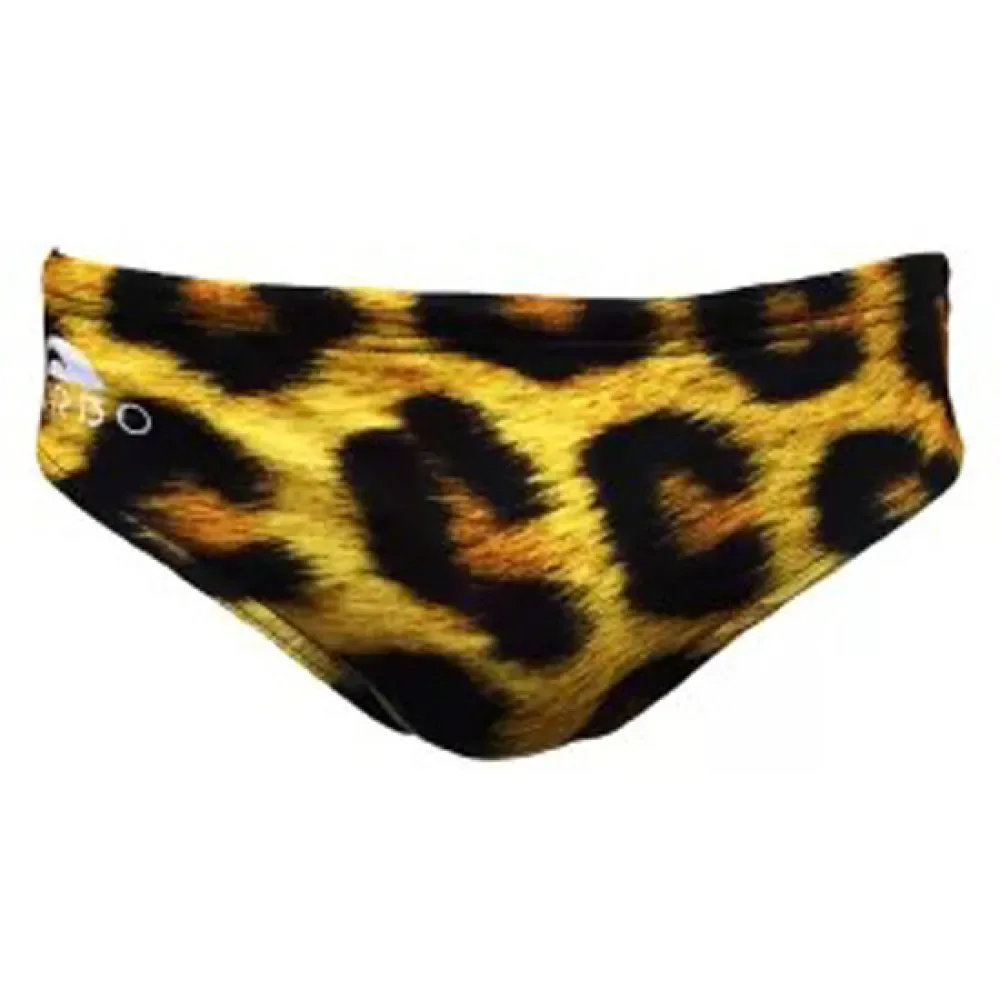 Leopard 2019 Swimming Brief Brown XL Men - TURBO - FashionsVida
