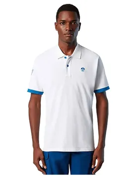 Polo à Manches Courtes 692411 White XL