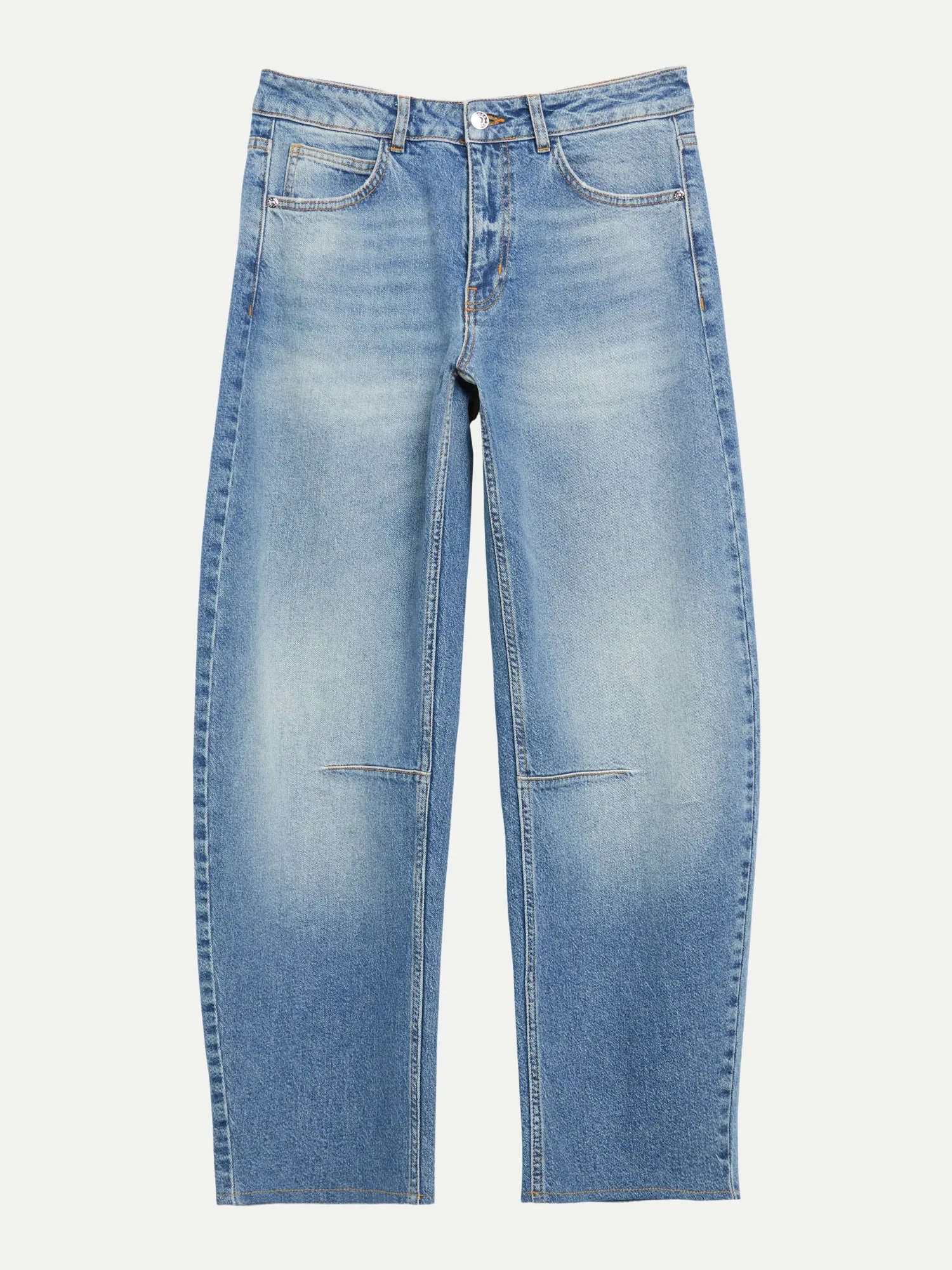 Comma Barrel Jeans Blau 42 - Comma - FashionsVida